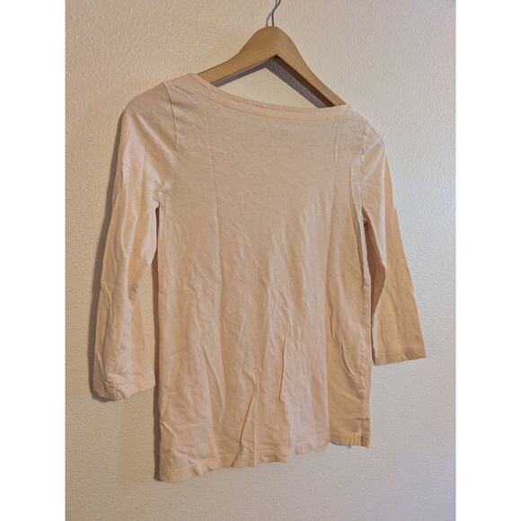 Loft outlet peach colored quarter sleeve basic tee size XS - Picture 7 of 7